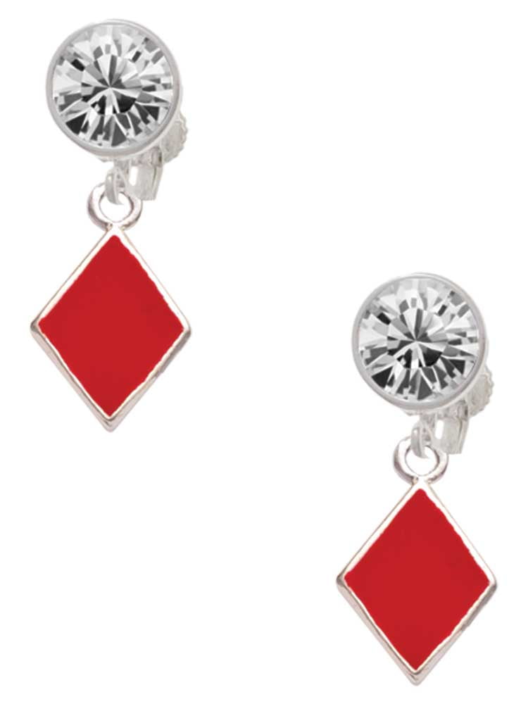 Earrings with red suit deals