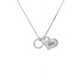 thumbnail image 1 of Silvertone Congratulations Eternity Ring Aunt Heart Necklace, 1 of 2