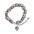 thumbnail image 1 of Silvertone Crabs Spinner Silver Tone Christian Bead Bracelet, 1 of 4