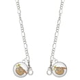 thumbnail image 1 of Silvertone Domed Sloth Silvertone Face Mask Necklace, 1 of 2