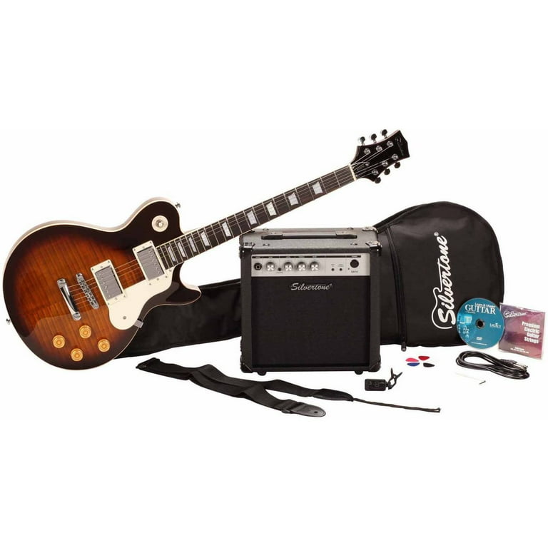 Silvertone Guitars SSL3 Electric Guitar Package Walmart