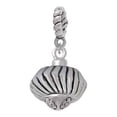 thumbnail image 1 of Silvertone Large Angled Rope Spinner - Rope Charm Bead, 1 of 1