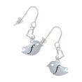 thumbnail image 1 of Silvertone Little Bird Initial - F - Heart French Earrings, 1 of 1