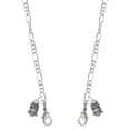 thumbnail image 1 of Silvertone Mini Owl Silvertone Face Mask Necklace, 1 of 2