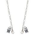 thumbnail image 1 of Silvertone Napoleon's Small Bee Silvertone Face Mask Necklace, 1 of 2