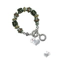 thumbnail image 1 of Silvertone Nurse's Prayer Heart - Lord Guide Fall Crystal Bead Charm Bracelet, 1 of 1