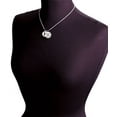 thumbnail image 1 of Silvertone Outline Heart Capital Initial J Necklace, 1 of 1