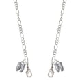 thumbnail image 1 of Silvertone Small Ballet Slippers Silvertone Face Mask Necklace, 1 of 2