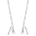 thumbnail image 1 of Silvertone Small Coach Script Silvertone Face Mask Necklace, 1 of 2
