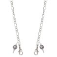 thumbnail image 1 of Silvertone Small Golf Ball on Tee Silvertone Face Mask Necklace, 1 of 2