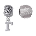 thumbnail image 1 of Silvertone Small Greek Letter - Gamma - Joy to the World Charm Beads (Set of 2), 1 of 1