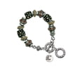 thumbnail image 1 of Silvertone Small I Love You to the Moon Fall Crystal Bead Charm Bracelet, 1 of 1