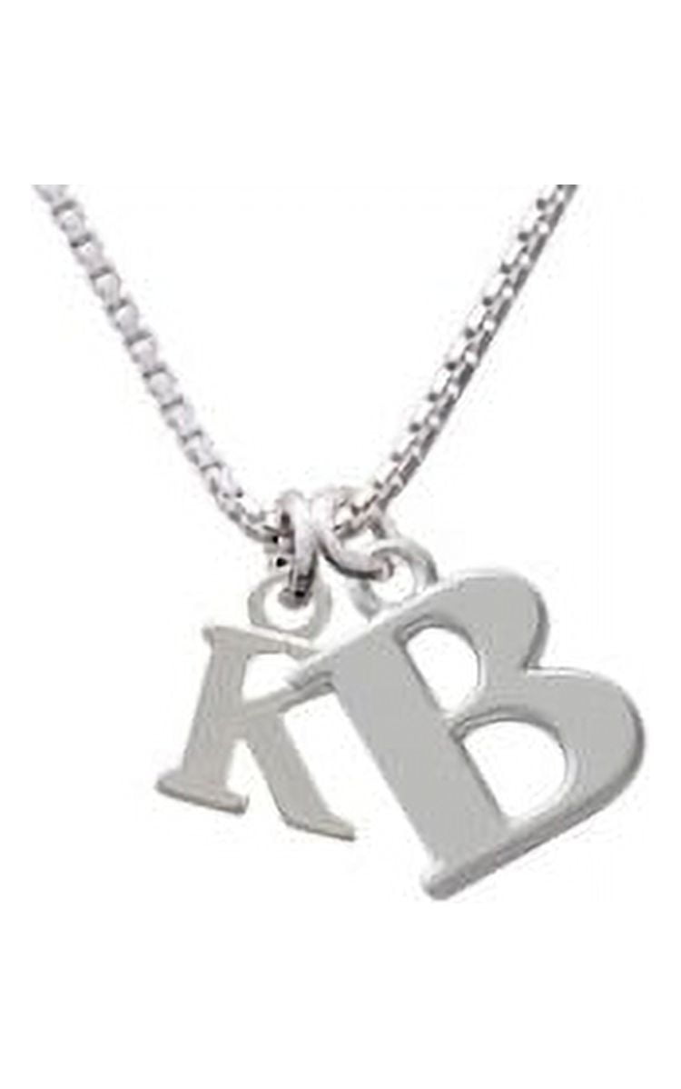 Tiny Square Initial Necklace – TickleBugJewelry