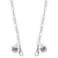 thumbnail image 1 of Silvertone Text Chat - bff - Best Friends Forever - Silvertone Face Mask Necklace, 1 of 2