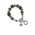 thumbnail image 1 of Silvertone Text Chat - luv - Love - Fall Crystal Bead Charm Bracelet, 1 of 1