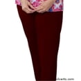 thumbnail image 1 of Silverts 131010201 Petite Pants Elastic Waist Pull On Pants For Women - Two Pocket Pants - 38 P, Burgundy, 1 of 1