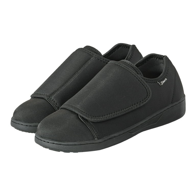 Silverts Ultra Comfort Flex Adaptive Shoes for Women Black Size 12 Wide 1 Ct Walmart