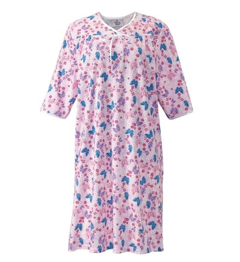 Silverts Open-Back Hospital Gowns For Women - Adaptive Nightgowns For Seniors & Patients