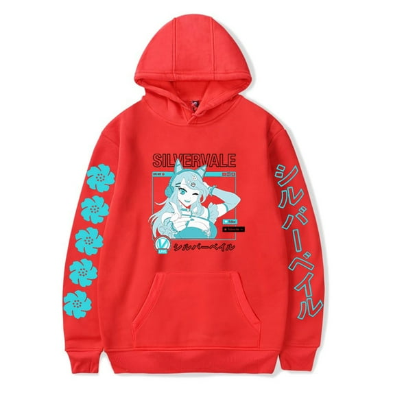 Silvervale Hoodie for Women Casual Longsleeve Hip Hop Clothes Fashion Sweatshirt