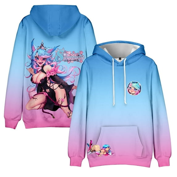 Silvervale Merch Hoodies Fashion Tops Long Sleeve Casual Sweatshirts Streetwear Funny Clothes