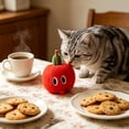 thumbnail image 1 of Silvervine Catnip Cat Chew Toy Soft Fruit Shape Dental Cleaning Play for Indoor Cats Boredom Relief, 1 of 6