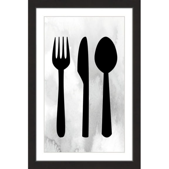"Silverware" Framed Painting Print