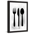 thumbnail image 1 of "Silverware" Framed Painting Print, 1 of 6