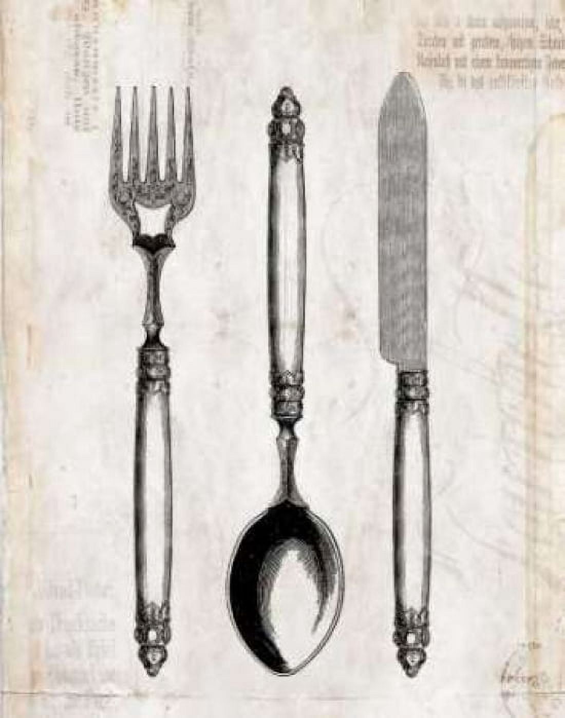 Silverware II Canvas Art - Sabine Berg (22 x 28)