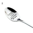 thumbnail image 1 of Silverware Long Handle Spoon Stainless Steel Household Tableware Letter Engraved Utensils , Stainless Steel Utensils , Mirror Polished, Dishwasher Safe, 1 of 8