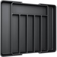 thumbnail image 1 of Silverware Organizer, Adjustable & Expandable Utensil Drawer Organizer, BPA Free Utensil Holder, Cutlery Tray for Forks, Spoons, Knives in Kitchen, 1 of 6