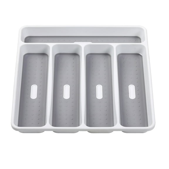 Silverware Organizer Spoons Forks Utensils Storage Holder Drawer Divider Tray