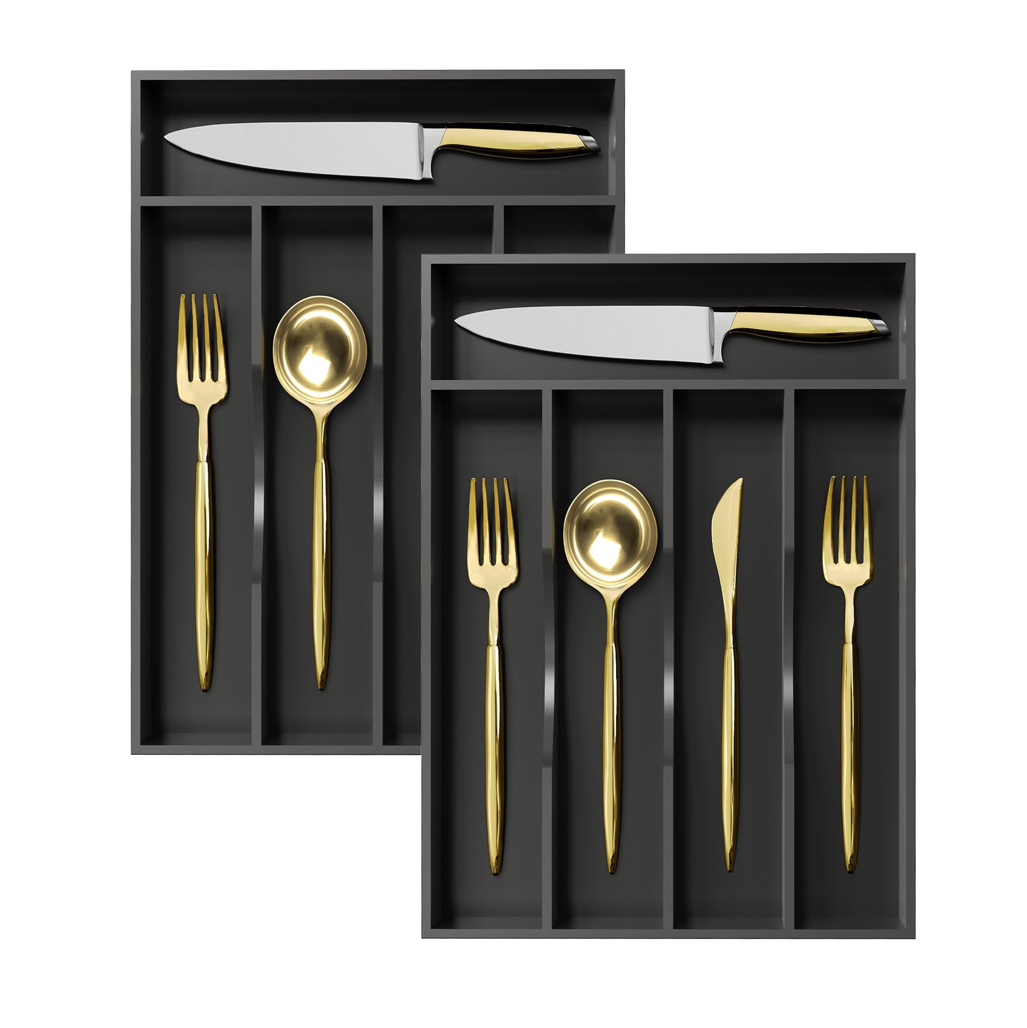 Silverware Organizer Utensil Organizer Silverware Tray for Drawer ...