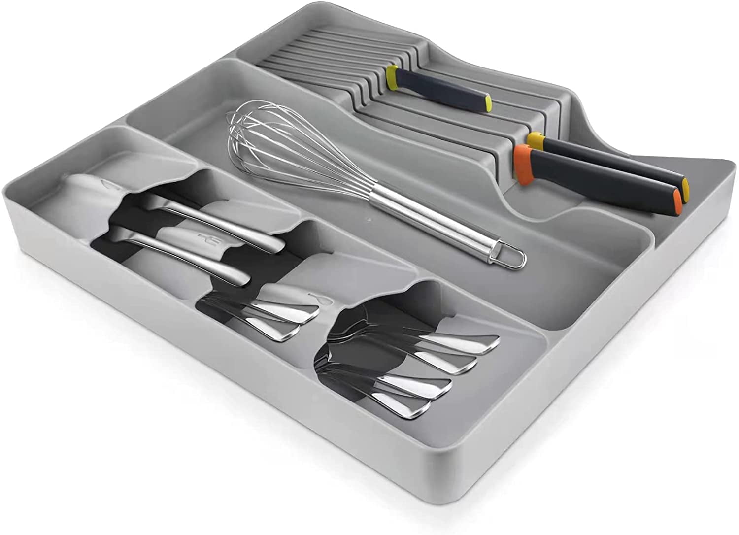 Silverware Organizer for Kitchen Drawer Utensil Organizer Storage Tray Cutlery Organizer BPA Free