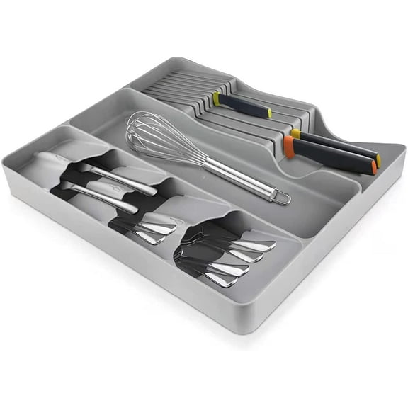 Silverware Organizer for Kitchen Drawer Utensil Organizer Storage Tray Cutlery Organizer BPA Free