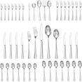 thumbnail image 1 of Silverware Set for 8, 45-Piece Forged 18/10 Stainless Steel Flatware Set with Serving Utensils, Mirror Finish Cutlery Set Dishwasher Safe for Home, Restaurant, Wedding, Party, 1 of 4