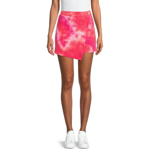 Silverwear Women's Active Asymmetrical Tie Dye Skort