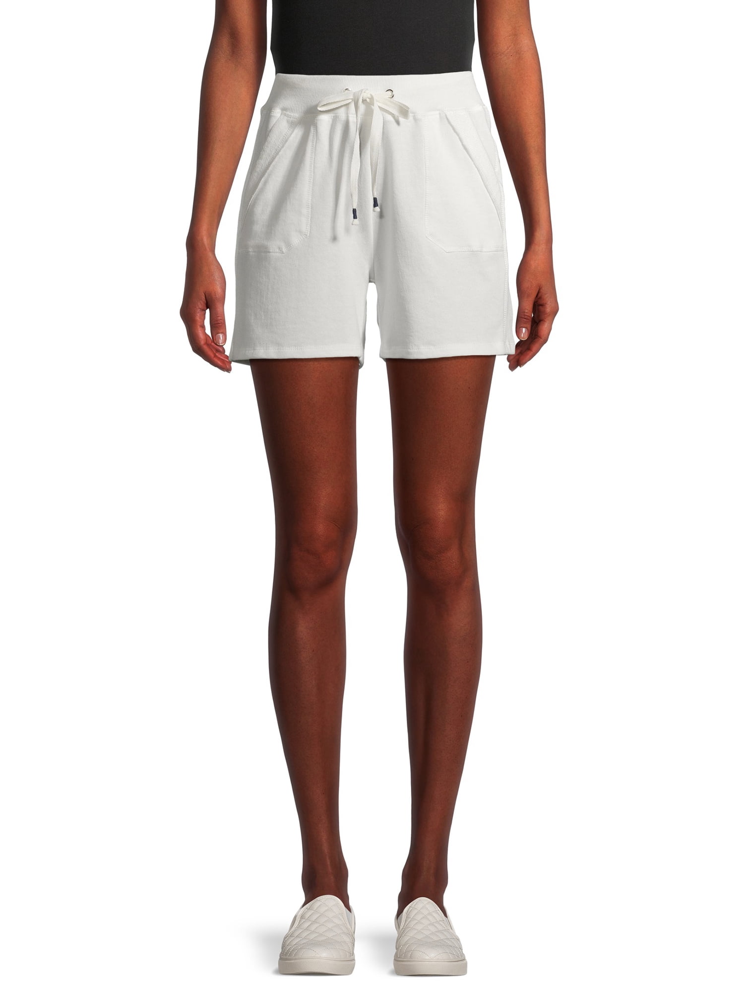 Silverwear Women's Active Drawstring Shorts with Contrast Cord Wrap
