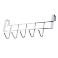 thumbnail image 1 of Silvery Stainless Steel Door Hanger 5 Hooks Storage Rack Stainless Steel Hooks For Cabinet Bathroom Wall Mounted Organizer With Strong Heavy Duty Utility Hooks Hooks Home Decor, 1 of 6