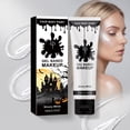 thumbnail image 1 of Silvery‑White Gel‑Based Face & Body Paint, Water Washable Halloween Makeup Cream, 3.53 Oz Special‑Effect Body Pigment for Ghost Skeleton Cosplay, Carnival, Stage & Costume Party, 1 of 7
