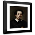 thumbnail image 1 of Silvestro Lega 19x24 Black Modern Framed Museum Art Print Titled - Portrait of Artist, 1 of 5