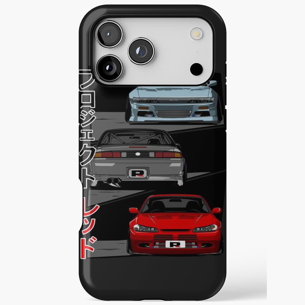 Silvia S13 S14 S15 Kouki JDM Drift Legend Profile Art iPhone Case 17 ...