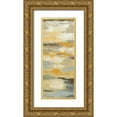 thumbnail image 1 of Silvia, Vassileva 15x32 Gold Ornate Wood Framed with Double Matting Museum Art Print Titled - Earth Abstracts I, 1 of 4