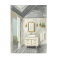 thumbnail image 1 of Silvia Vassileva 'Attic Bathroom I Gray Wood' Canvas Art, 1 of 4