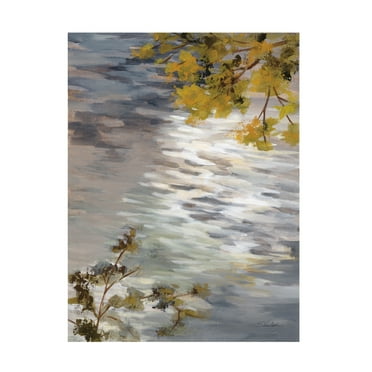 Silvia Vassileva 'Branches and Ripples' Canvas Art
