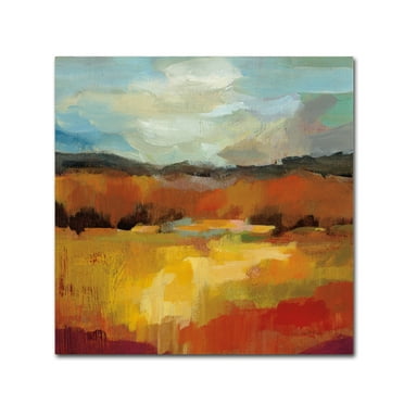Silvia Vassileva 'October Moment II' Canvas Art