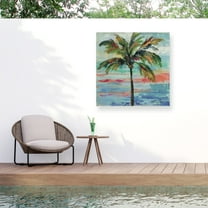 Silvia Vassileva ' Palm Ii' Outdoor All-Weather Wall Decor