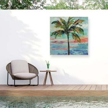 Silvia Vassileva ' Palm Ii' Outdoor All-Weather Wall Decor