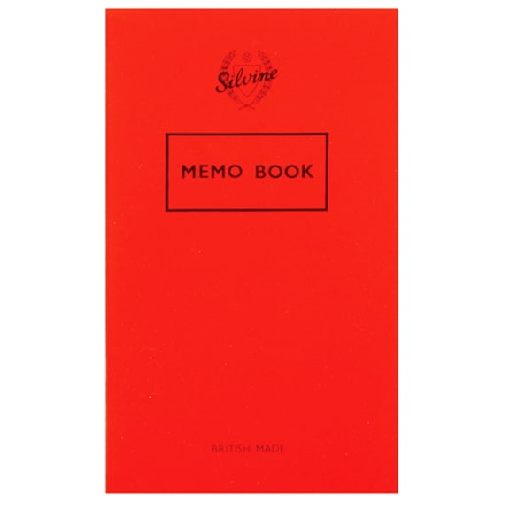 Silvine Memo 72 Page Feint Notebook