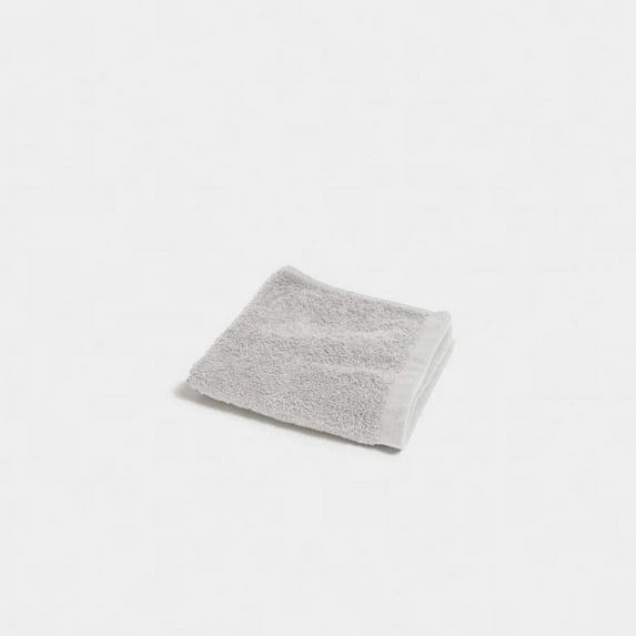 Silvon Luxury Face Towel | Woven with Silver & Premium Supima Cotton | Ultra Soft & Absorbent (Grey, Face)