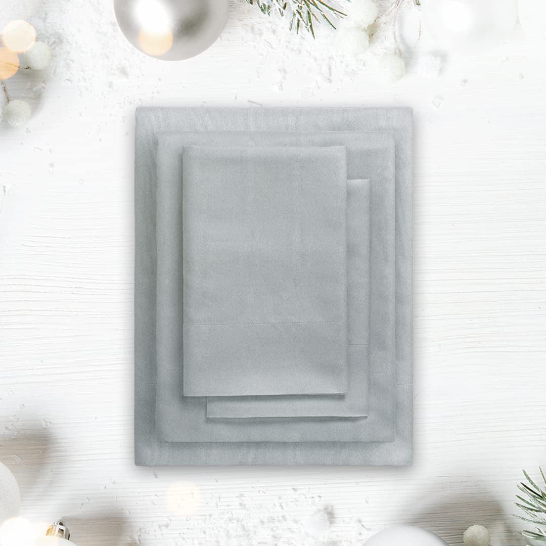 Silvon Silver Infused Bed YPF5 Sheets Set Woven with Pure Silver and